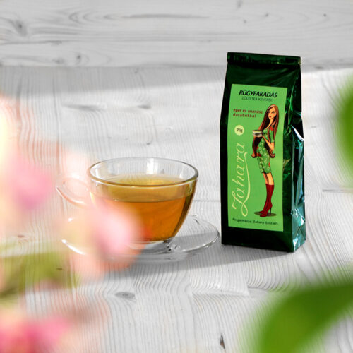 Szálas zöld tea keverék gyümölcsökkel - Zahara Rügyfakadás