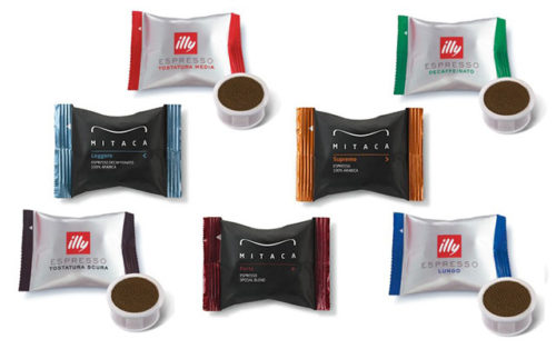 Mitaca - Illy kávé kapszula választék irodai kapszulás kávégép bérléshez