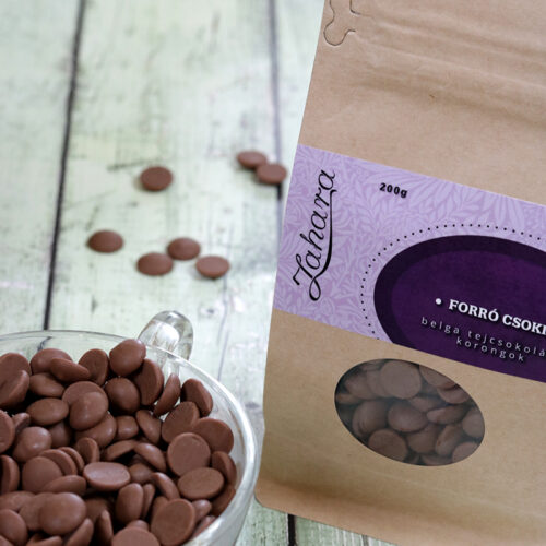 Zahara belga forró csoki pasztilla - karamelles tejcsokoládé