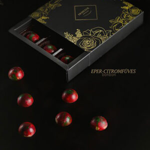 Epres - citromfüves kézműves csokoládé bonbon ajándék Nőknek