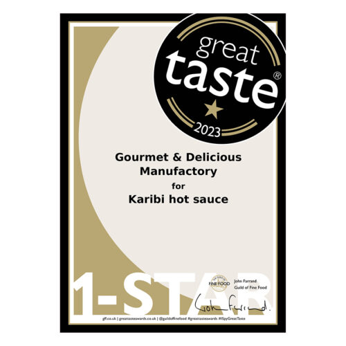 Great Taste díjnyertes Karibi mustár szósz 2023