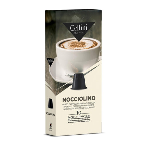 Nespresso kompatibilis mogyorós cappuccino ízű kávéital kapszula