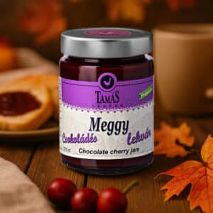 Csokis meggy lekvár