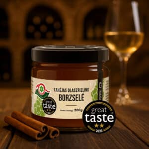 Fahéjas olaszrizling borzselé, borlekvár